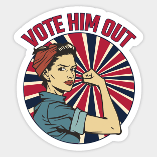 Vote Him Out Sticker